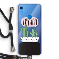 I love cacti: Huawei Y6s Transparant Hoesje met koord