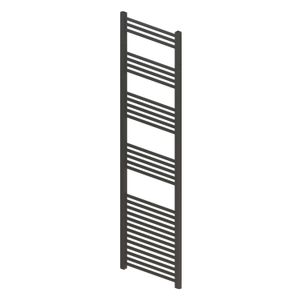 Designradiator BWS Vertico Multirail 180x60 cm Antraciet Zij-Onderaansluiting