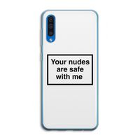Safe with me: Samsung Galaxy A50 Transparant Hoesje