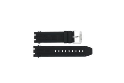 Horlogeband Tissot T1154172706100 / T603041963 Rubber Zwart 23mm