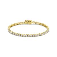 14k Gouden Tennisarmband 5.00ct Lab Grown Diamant - 17,5 cm, 3,2 mm