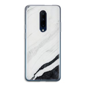 Elegante marmer: OnePlus 7 Pro Transparant Hoesje