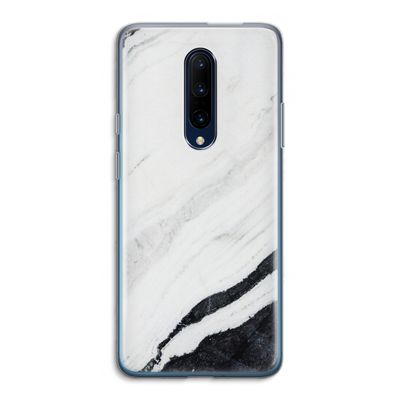 Elegante marmer: OnePlus 7 Pro Transparant Hoesje