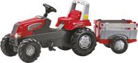 Rolly toys Traptractor RollyJunior RT met aanhanger 162 cm rood - thumbnail