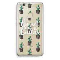 Cactus quote: Huawei Ascend P10 Lite Transparant Hoesje - thumbnail