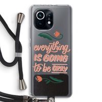 Optimistic flower girl: Xiaomi Mi 11 Transparant Hoesje met koord