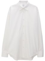 Filippa K chemise en coton popeline biologique - Bleu