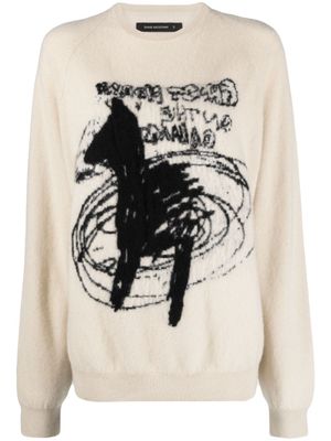 Frenckenberger x Shane Macgowan trui met patroon - Beige