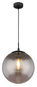 Globo Deisgn hanglamp Blama zwart Ø 30cm 15830H1