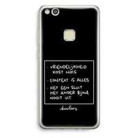 Mijn Motto's: Huawei Ascend P10 Lite Transparant Hoesje