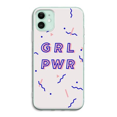 GRL PWR: iPhone 11 Transparant Hoesje