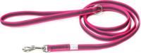 Antislip Hondenriem - 14mm x 1,8m - Met handvat & O-ring - Roze