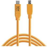 Tether Tools USB-kabel USB 2.0 USB-C stekker, USB-micro-B stekker 4.60 m Oranje CUC2515-ORG