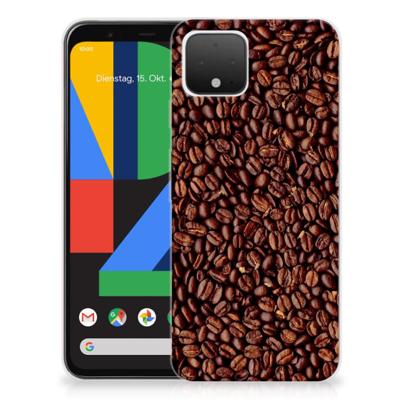 Google Pixel 4 | Siliconen Case | Koffiebonen