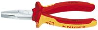 KNIPEX platbuigtang 20 06 160 vde grijptang (rood/geel, lengte 160mm)