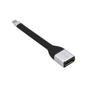 i-tec C31FLATDP60HZ video kabel adapter 0,11 m USB Type-C DisplayPort Zwart