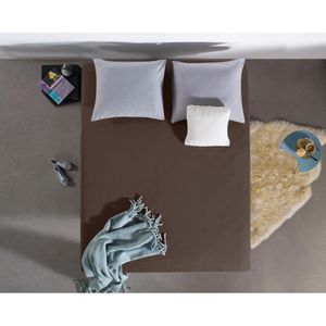 Dreamhouse Jersey Hoeslaken Deep Taupe-160/180 x 200 cm