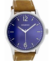 OOZOO Timepieces Horloge Bruin/Blauw | C9046 - thumbnail