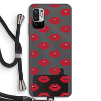 Lips: Xiaomi Redmi Note 10 5G Transparant Hoesje met koord