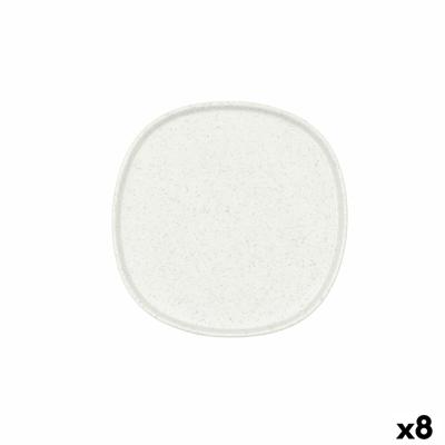 Dinerbord Bidasoa Elite Wit Keramisch 16,5 x 16,5 x 1,7 cm (8 Stuks)