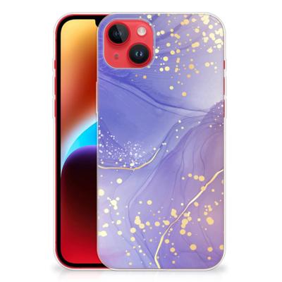 Smartphone hoesje voor iPhone 14 Plus Watercolor Paars
