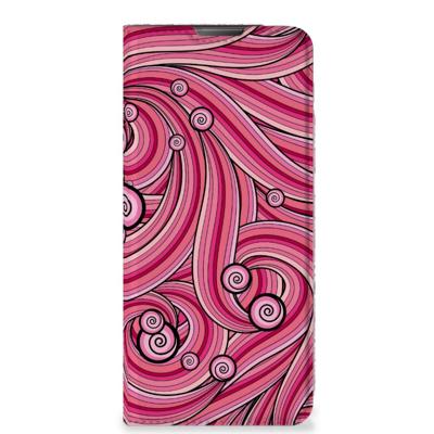 Motorola Moto E20 | Bookcase | Swirl Pink