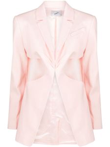 Coperni blazer à découpes - Rose