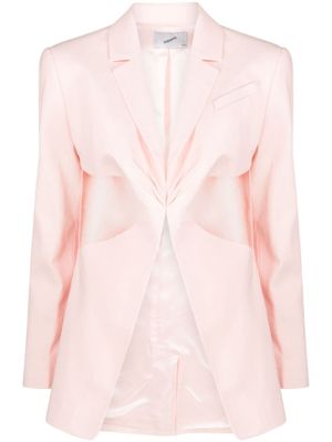 Coperni blazer à découpes - Rose