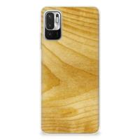 Xiaomi Redmi Note 10/10T 5G | Poco M3 Pro | Bumper Hoesje | Licht Hout