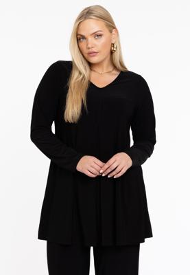 Yoek Tuniek V-hals | Zwart | Maat 42/44