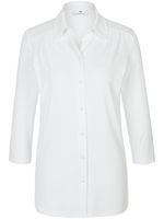 Jersey blouse 3/4-mouwen Van Peter Hahn wit - thumbnail