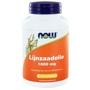 NOW Lijnzaadolie Capsules 100 STK