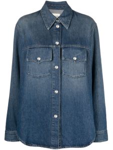 KHAITE chemise Jinn en jean - Bleu