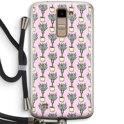 Boompje: LG K10 (2016) Transparant Hoesje met koord
