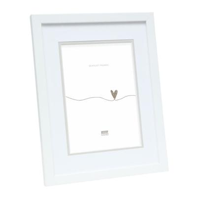 Deknudt Fotokader in wit met passe-partout 13x18 S43AK1