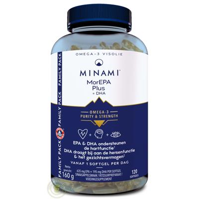 Minami Nutrition MorEPA +Plus Smart Fats Capsules 120Capsules