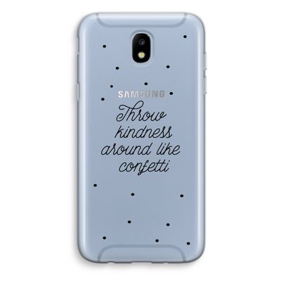 Confetti: Samsung Galaxy J5 (2017) Transparant Hoesje