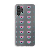 Smiley watermeloenprint: Samsung Galaxy A32 5G Transparant Hoesje