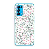 Sierlijke bloemen: Oppo Find X3 Lite Transparant Hoesje