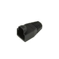 ACT TT4509 RJ45 Tule | 5,5 mm Kabel | Zwart | 25 stuks