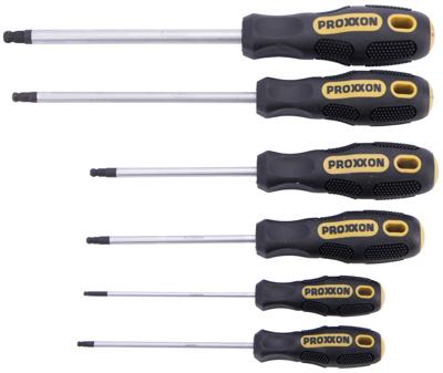 PROXXON Screw driver sets 6-te. hex-ball