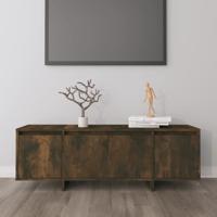 Tv-meubel 120x30x40,5 cm bewerkt hout gerookt eikenkleurig