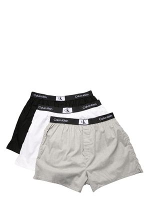 Calvin Klein lot de boxers en coton à bande logo - Gris