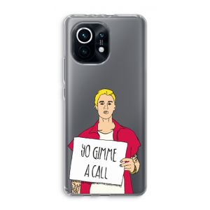 Gimme a call: Xiaomi Mi 11 Transparant Hoesje