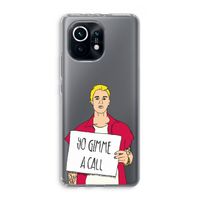 Gimme a call: Xiaomi Mi 11 Transparant Hoesje