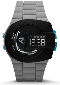 Horlogeband Diesel DZ7301 Silicoon Grijs 28mm