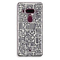 Moroccan Print: HTC U12+ Transparant Hoesje