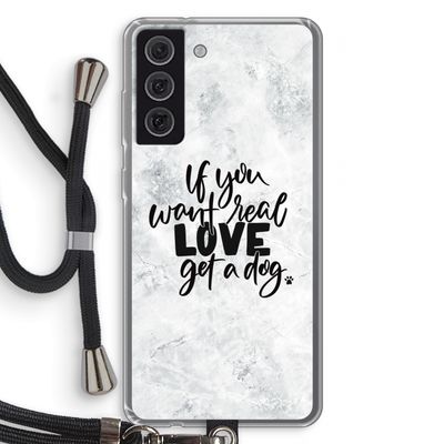 Partner in crime: Samsung Galaxy S21 FE Transparant Hoesje met koord