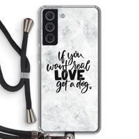 Partner in crime: Samsung Galaxy S21 FE Transparant Hoesje met koord