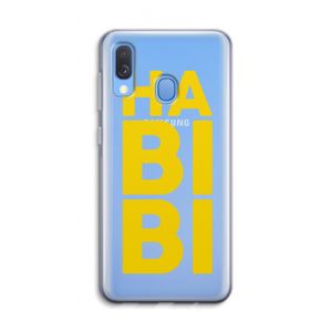 Habibi Majorelle : Samsung Galaxy A40 Transparant Hoesje